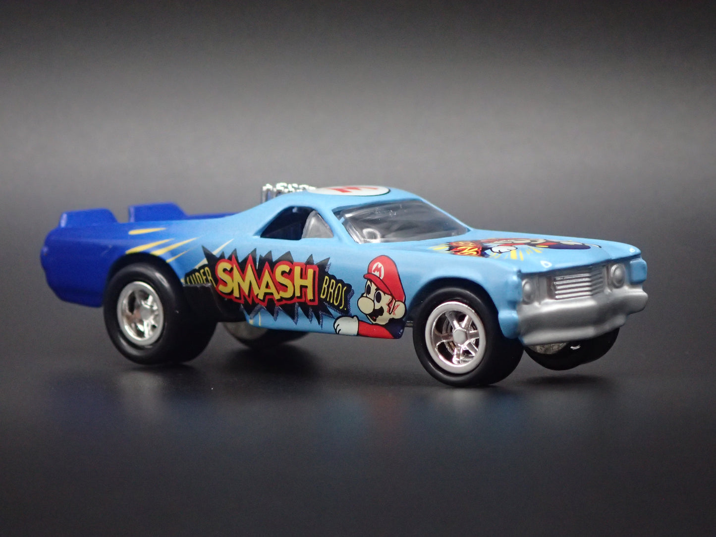 1971 CHEVY CHEVROLET EL CAMINO CUSTOM SUPER SMASH BROS 1:64 SCALE DIECAST MODEL CAR