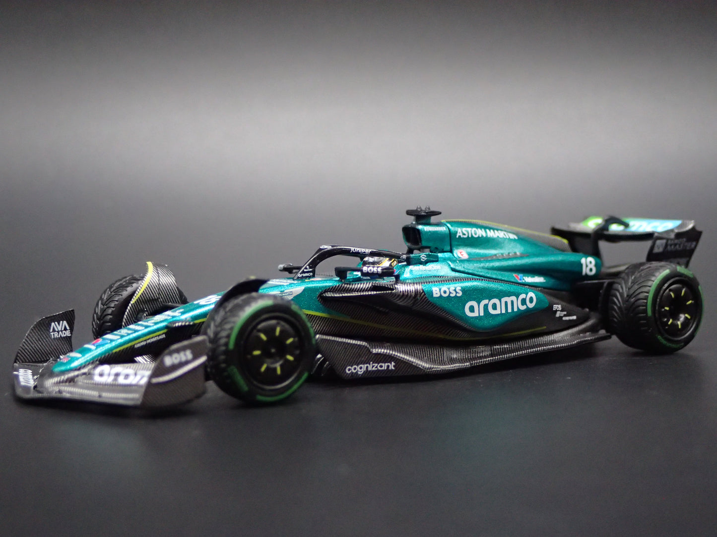 ASTON MARTIN AMR24 #18 LANCER STROLL 2024 1:64 SCALE DIECAST MODEL CAR