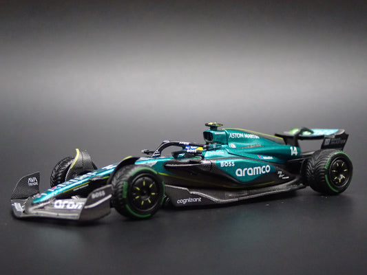 ASTON MARTIN AMR24 #14 FERNANDO ALFONSO 2024 1:64 SCALE DIECAST MODEL CAR
