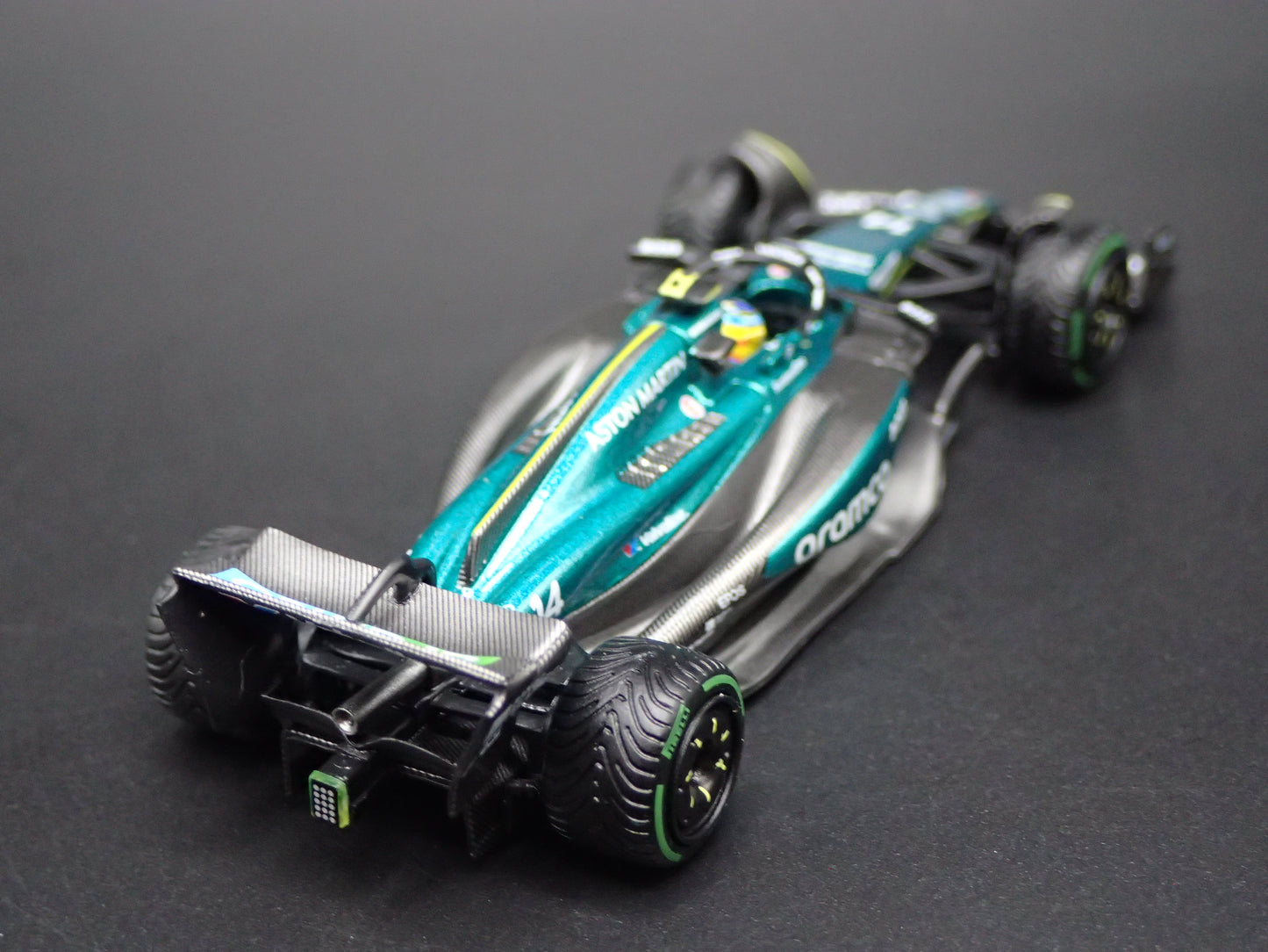 ASTON MARTIN AMR24 #14 FERNANDO ALFONSO 2024 1:64 SCALE DIECAST MODEL CAR