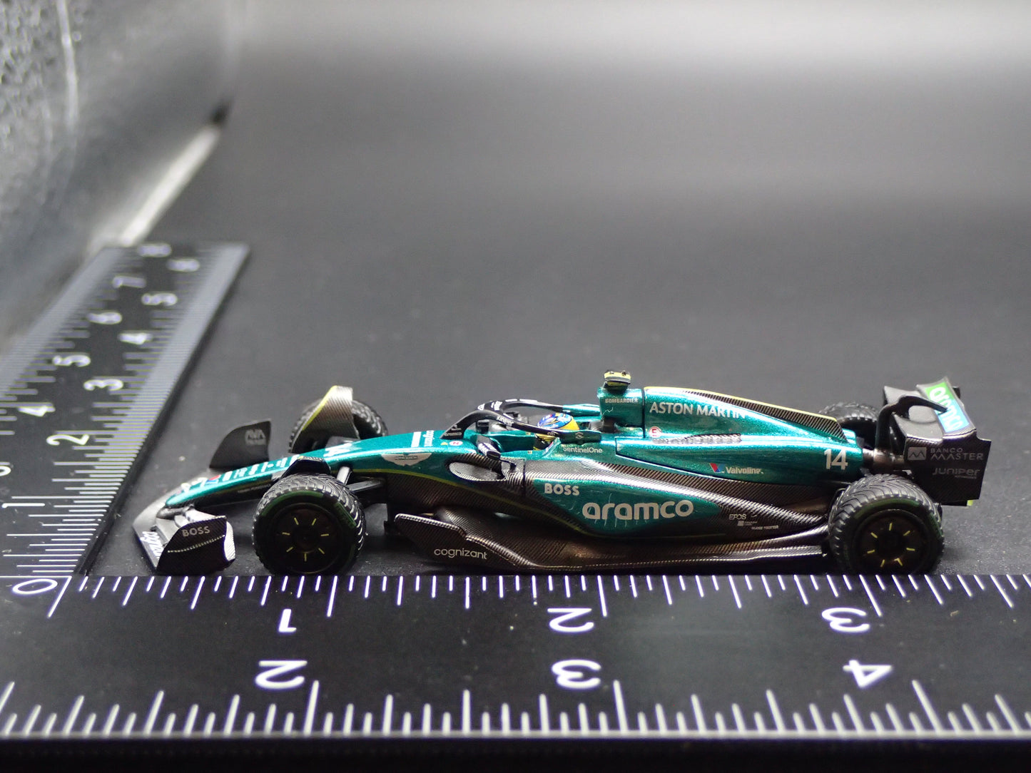 ASTON MARTIN AMR24 #14 FERNANDO ALFONSO 2024 1:64 SCALE DIECAST MODEL CAR