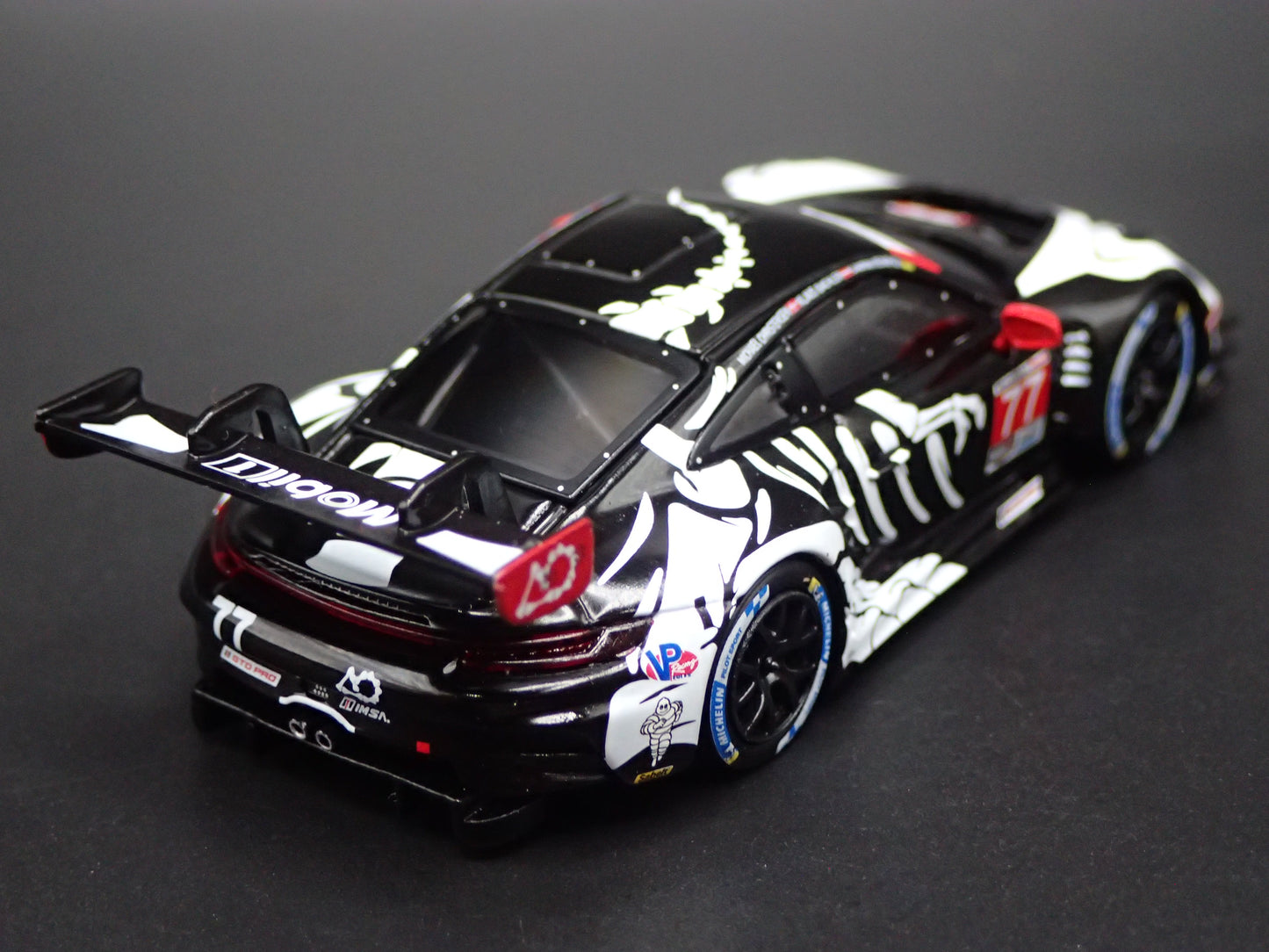 PORSCHE 911 GT3 R #77 REXY SKELETON 2025 IMSA 1:64 SCALE DIECAST MODEL CAR