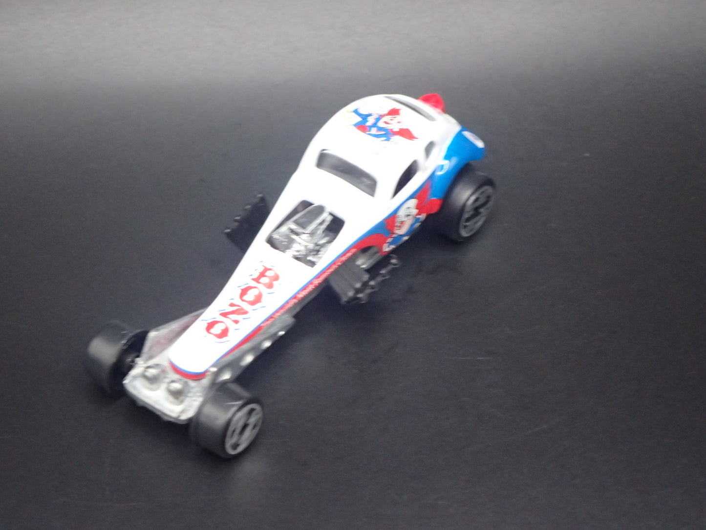 VW VOLKSWAGEN BEETLE BUGABOO DRAGSTER BOZO CLOWN 1:64 SCALE DIECAST MODEL CAR