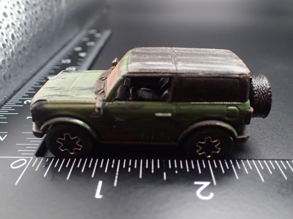 2021-2026 FORD BRONCO 2 FOUR DOOR CUSTOM MUDDY 1:64 SCALE DIECAST MODEL CAR