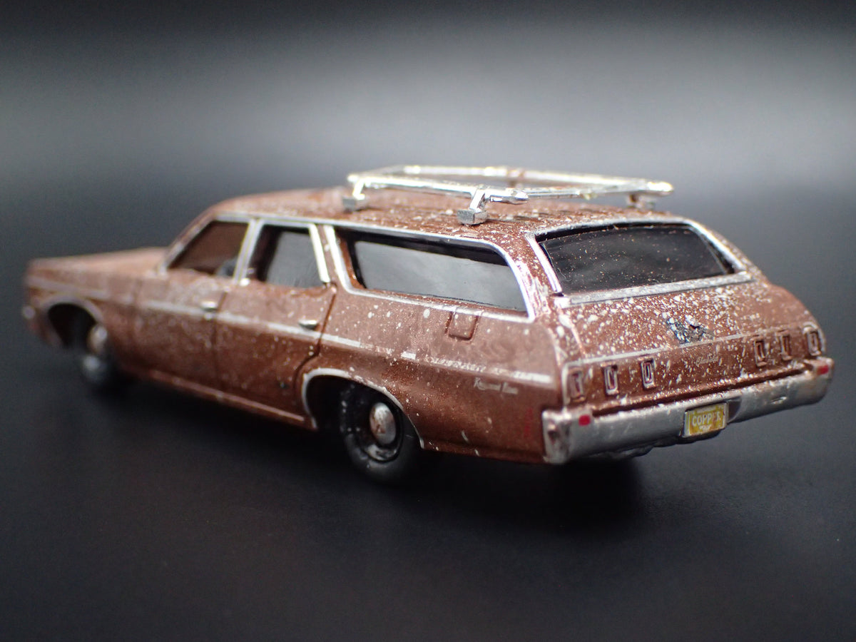 1970 CHEVY CHEVROLET KINGSWOOD ESTATE STATION WAGON BARN FIND 1/64 DIECAST CAR