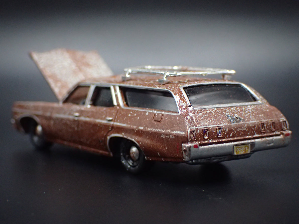 1970 CHEVY CHEVROLET KINGSWOOD ESTATE STATION WAGON BARN FIND 1/64 DIECAST CAR