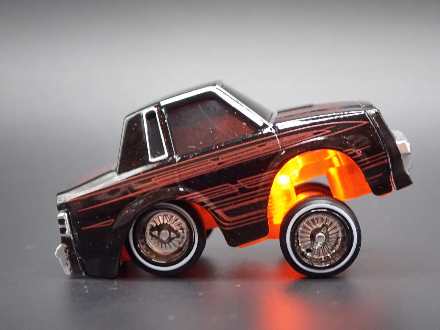 1987 87 BUICK REGAL CAR TUNED LOWRIDER BLACK 1:64 SCALE DIORAMA DIECAST MODEL CAR