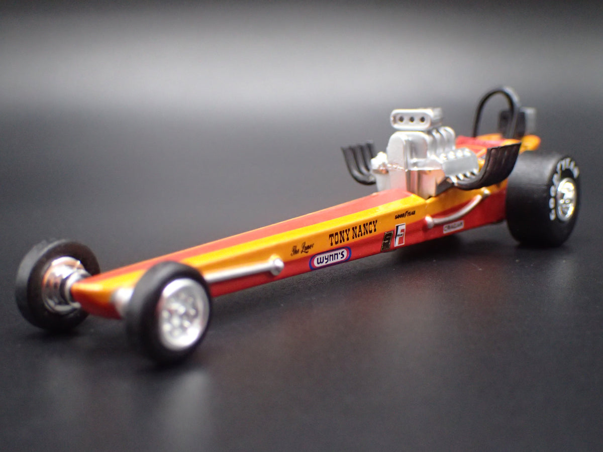 1972 72 TONY NANCY NHRA TOP FUEL FRONT ENGINE DRAGSTER 1:64 SCALE DIECAST MODEL CAR