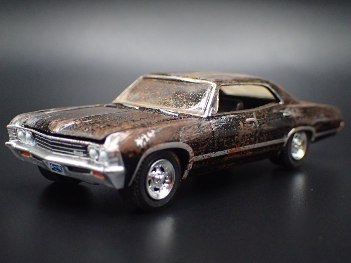 1967 CHEVY CHEVROLET IMPALA SUPERNATURAL BARN FIND 1:64 SCALE DIECAST MODEL CAR
