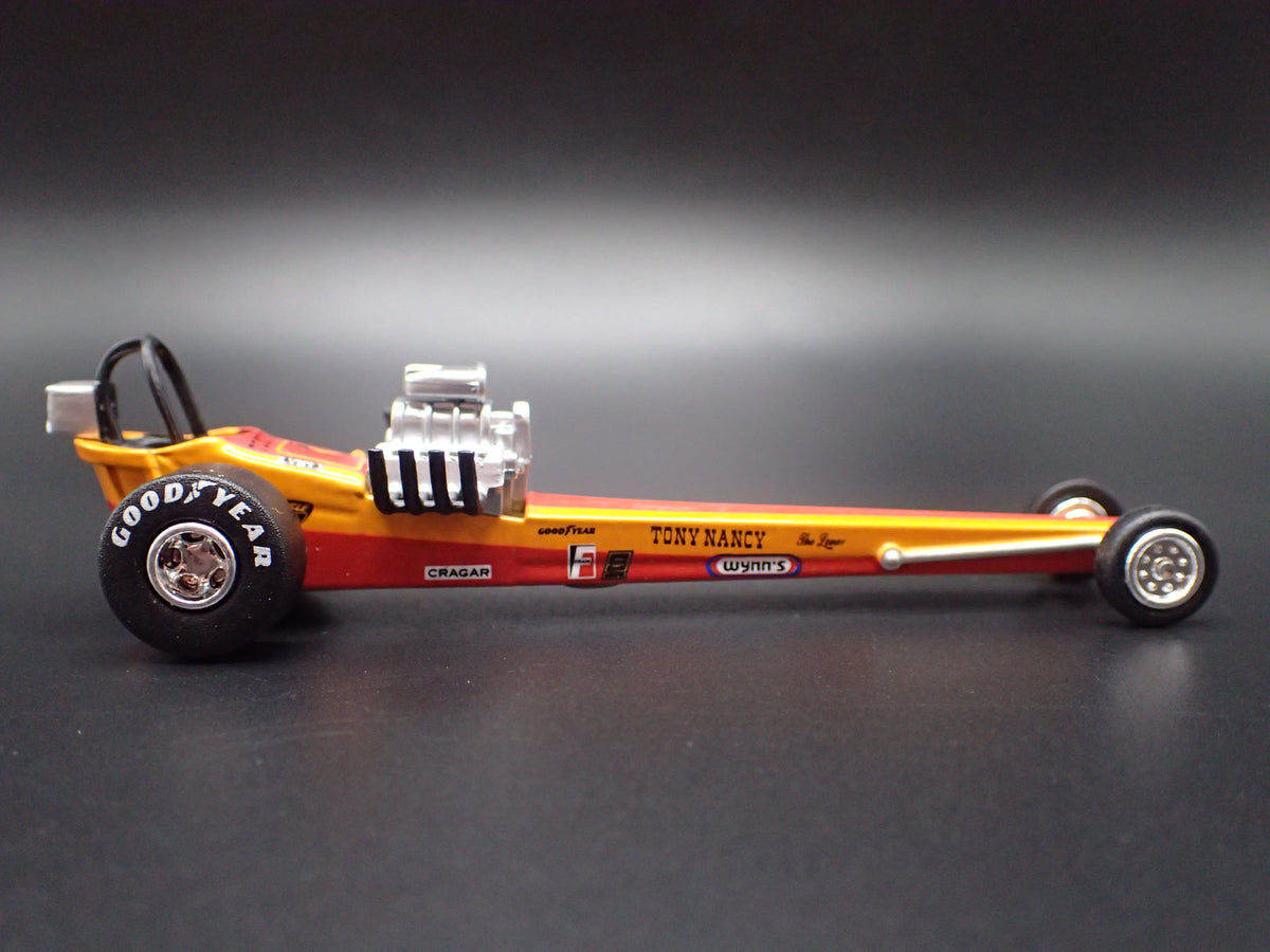 1972 72 TONY NANCY NHRA TOP FUEL FRONT ENGINE DRAGSTER 1:64 SCALE DIECAST MODEL CAR