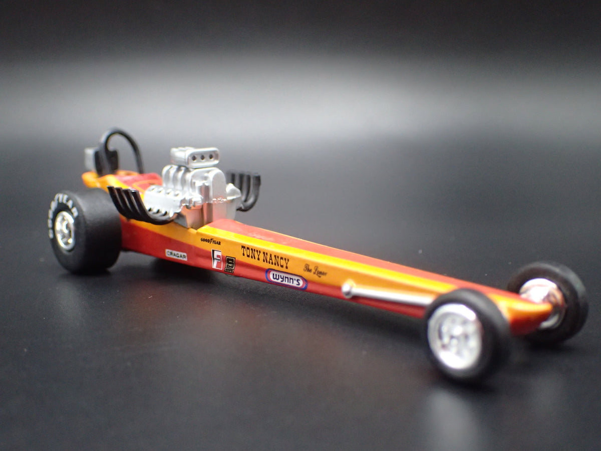 1972 72 TONY NANCY NHRA TOP FUEL FRONT ENGINE DRAGSTER 1:64 SCALE DIECAST MODEL CAR