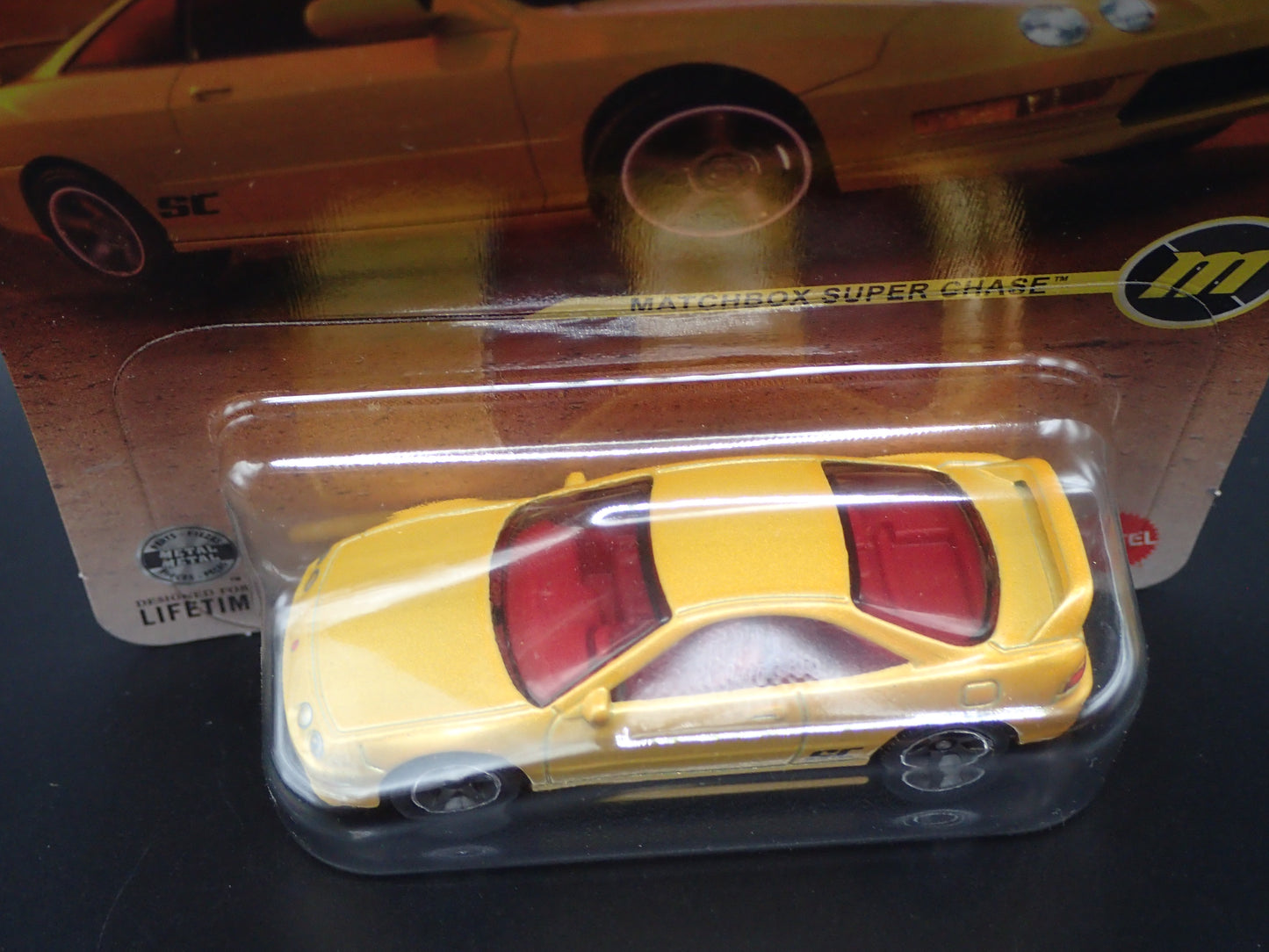 2026 MATCHBOX 1997 ACURA INTEGRA TYPE R ORANGE SUPER CHASE 1/64 SCALE RUBBER TIRE 3/4