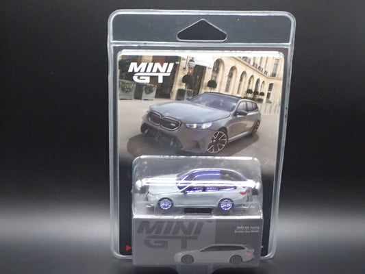 BMW M5 TOURING WAGON GREY, PURPLE CHASE TSM MODEL MINI GT 1096 1/64 SCALE 2026