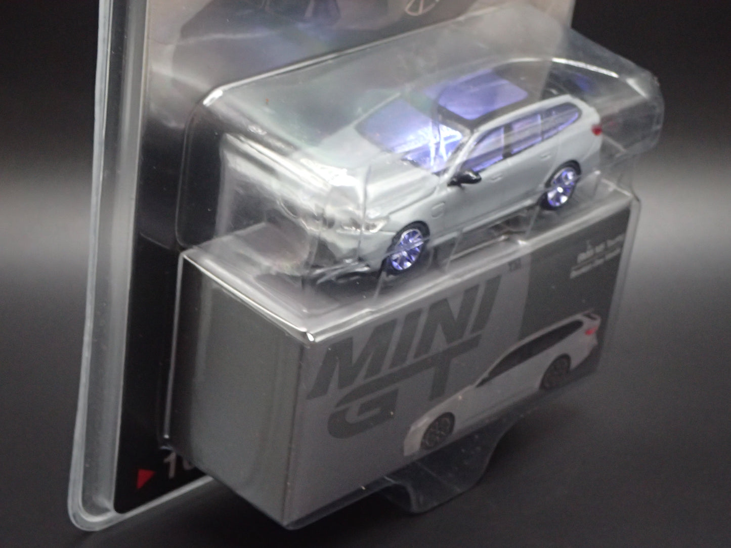 BMW M5 TOURING WAGON GREY, PURPLE CHASE TSM MODEL MINI GT 1096 1/64 SCALE 2026