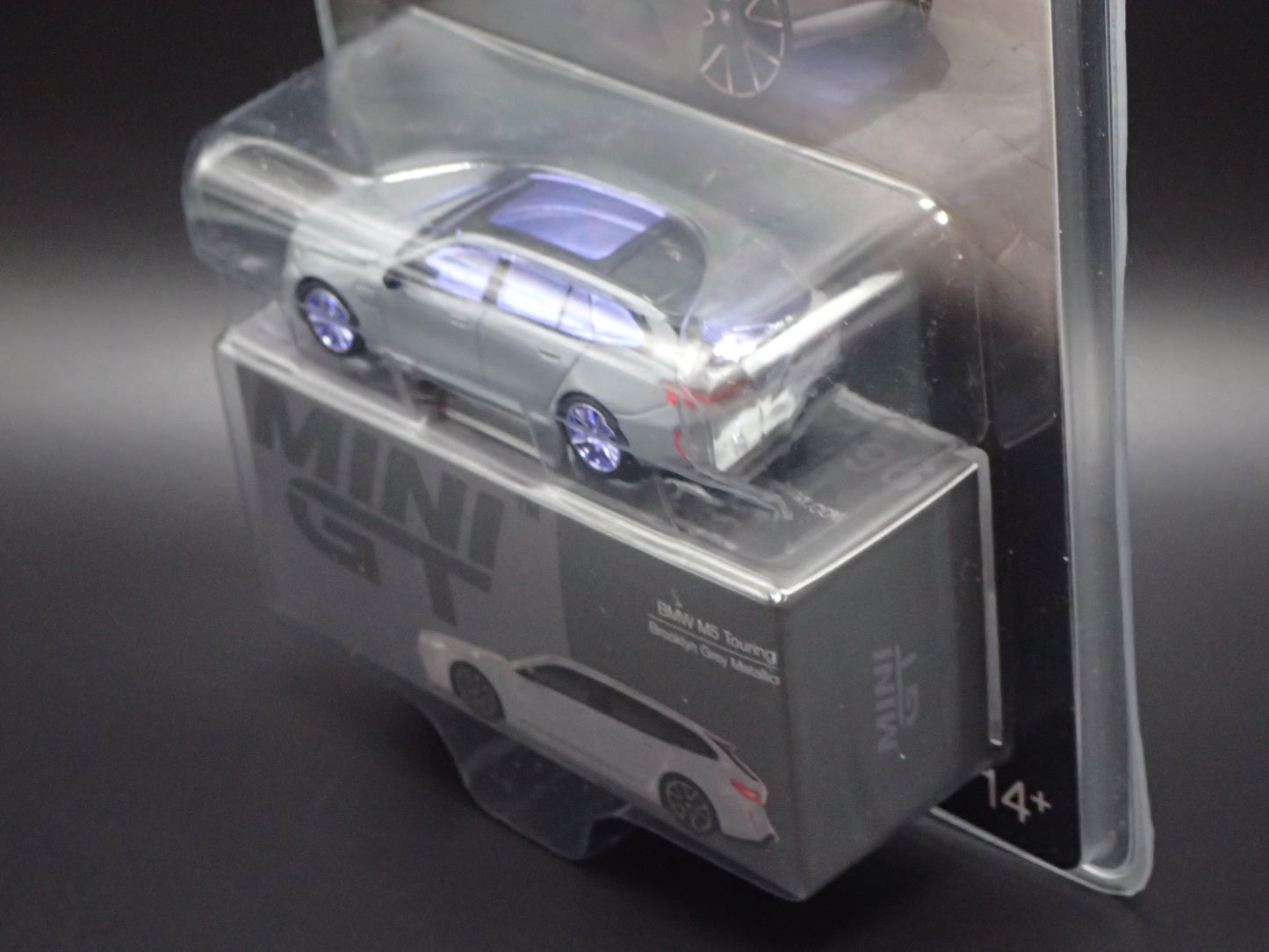 BMW M5 TOURING WAGON GREY, PURPLE CHASE TSM MODEL MINI GT 1096 1/64 SCALE 2026
