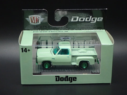 1978 DODGE ADVENTURER 150 AUTOTHENTICS 2026 M2 MACHINES GREEN CHASE R110