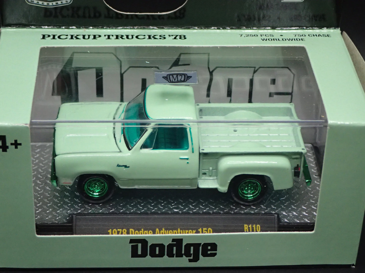 1978 DODGE ADVENTURER 150 AUTOTHENTICS 2026 M2 MACHINES GREEN CHASE R110
