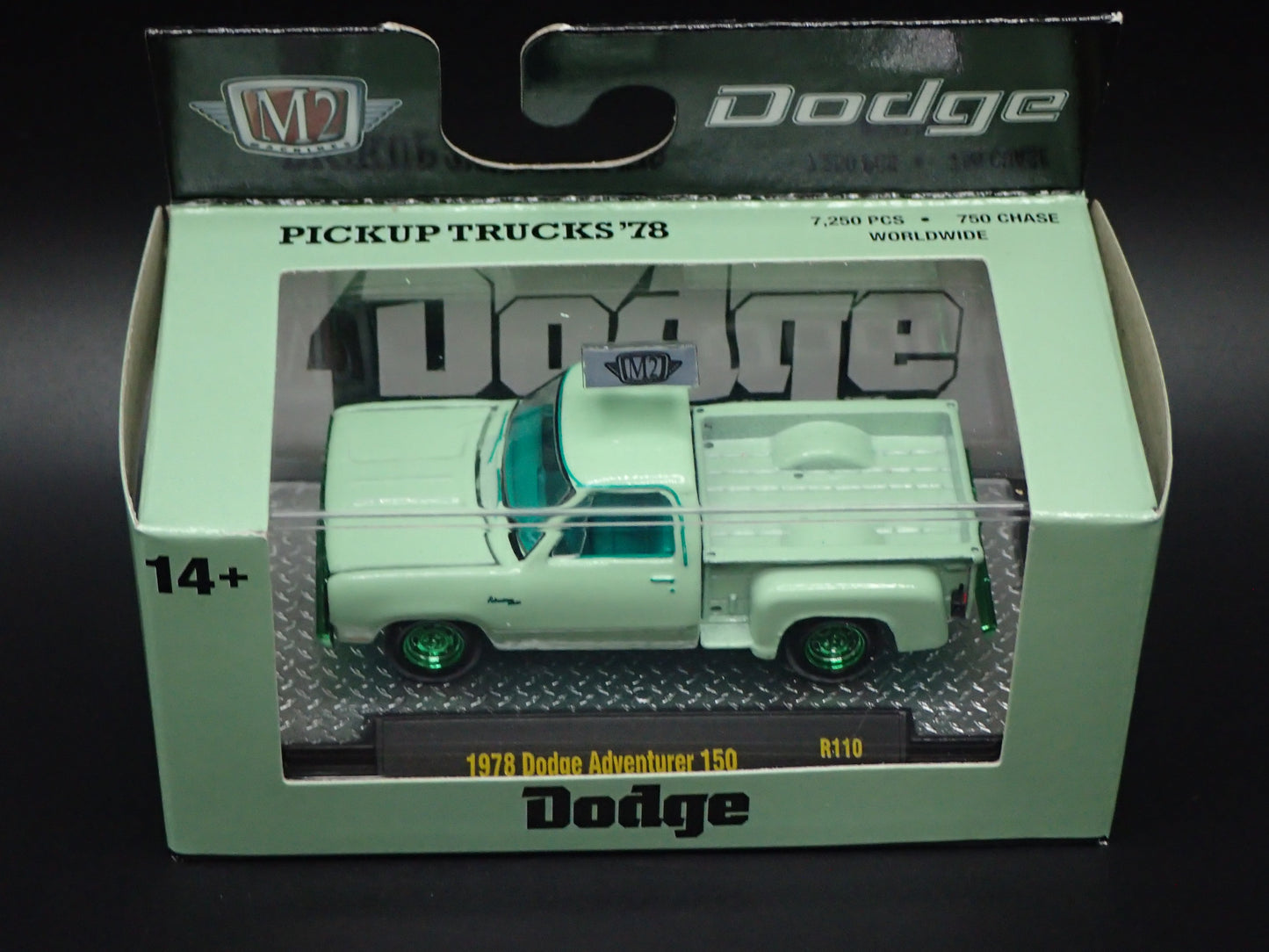 1978 DODGE ADVENTURER 150 AUTOTHENTICS 2026 M2 MACHINES GREEN CHASE R110