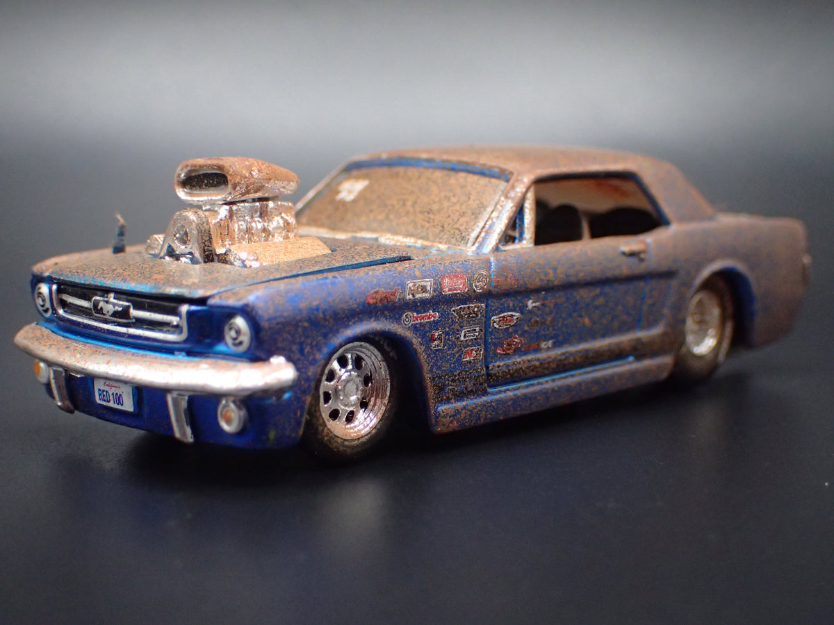 1965 65 FORD MUSTANG NHRA BARN FIND 1:64 SCALE DIORAMA DIECAST MODEL CAR
