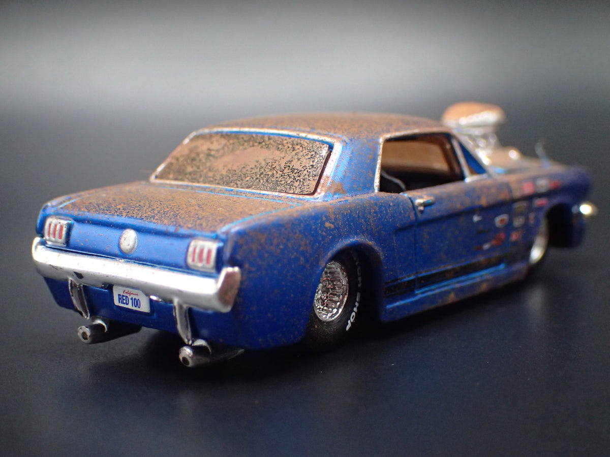 1965 65 FORD MUSTANG NHRA BARN FIND 1:64 SCALE DIORAMA DIECAST MODEL CAR