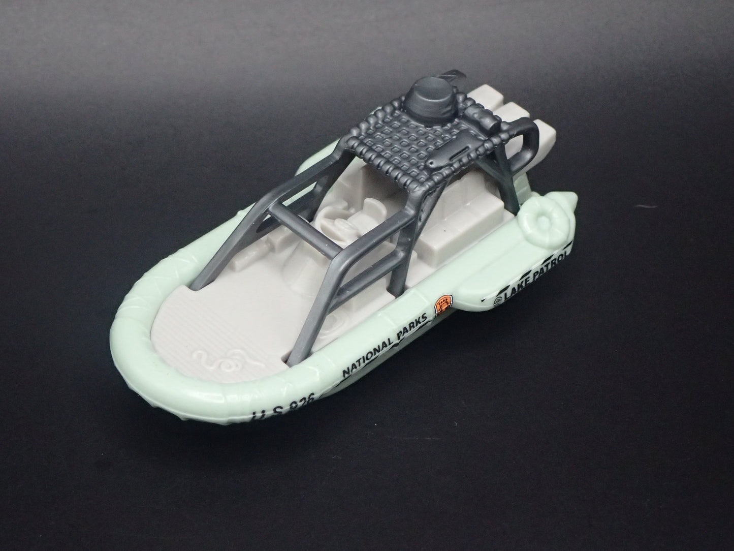 NATIONAL PARKS LAKE PATROL BOAT RARE 1:64 MB SCALE DIORAMA DIECAST MODEL CAR