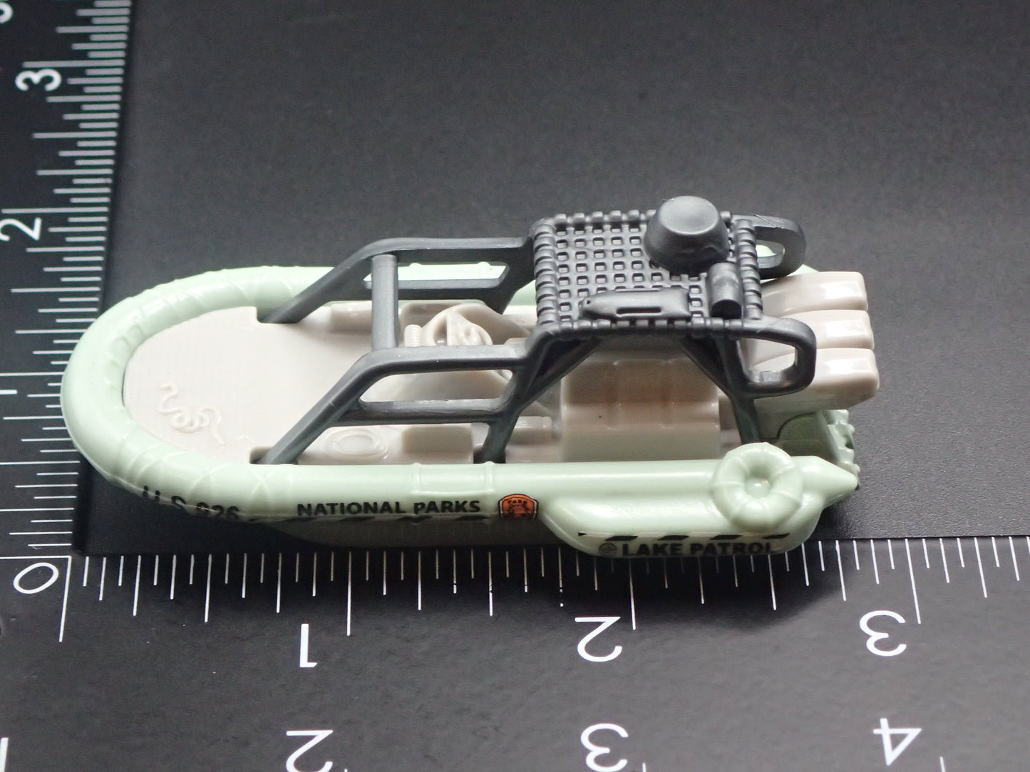 NATIONAL PARKS LAKE PATROL BOAT RARE 1:64 MB SCALE DIORAMA DIECAST MODEL CAR