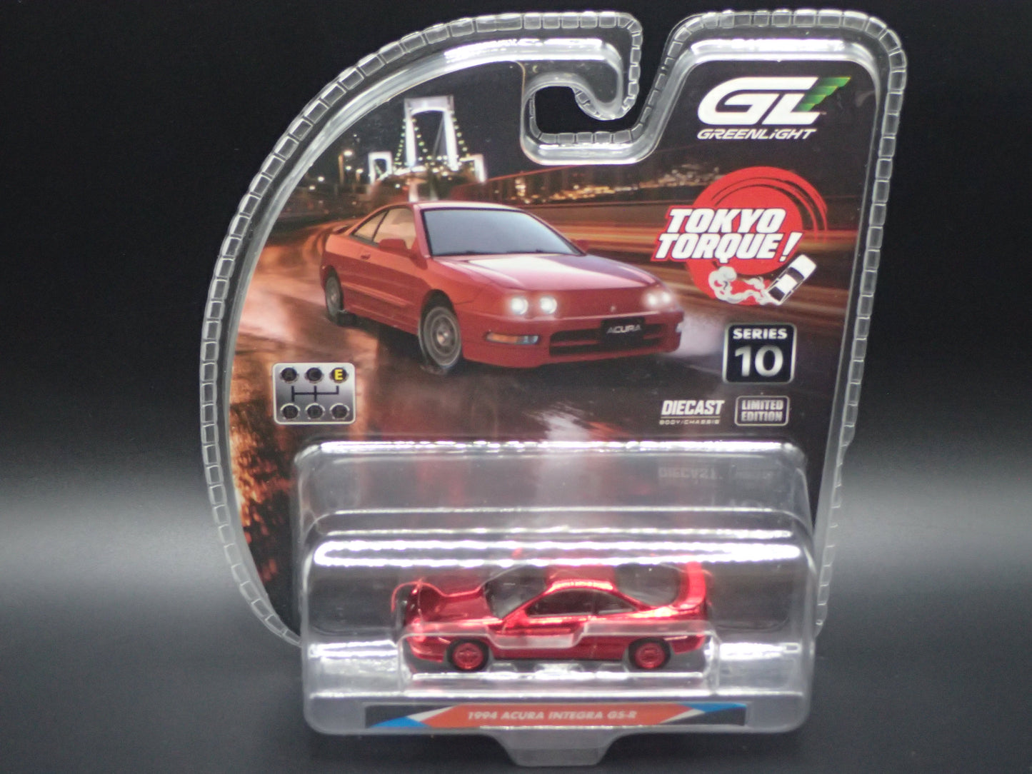 2026 GREENLIGHT 1994 ACURA INTEGRA GSR TOKYO TORQUE 10 RED CHROME CHASE