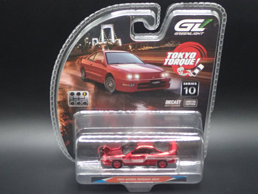 2026 GREENLIGHT 1994 ACURA INTEGRA GSR TOKYO TORQUE 10 RED CHROME CHASE