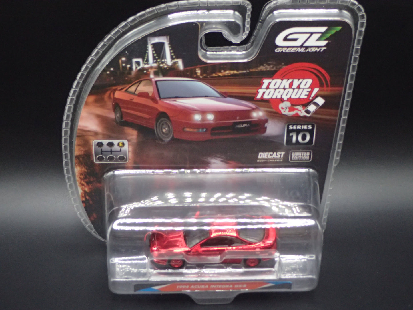 2026 GREENLIGHT 1994 ACURA INTEGRA GSR TOKYO TORQUE 10 RED CHROME CHASE