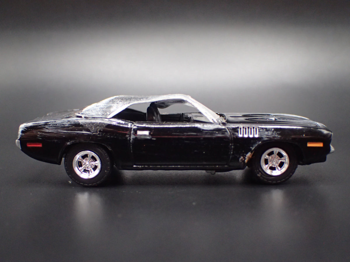 1971 71 PLYMOUTH CUDA CUSTOM ROLL OVER BARN FIND 1:64 SCALE DIECAST MODEL CAR