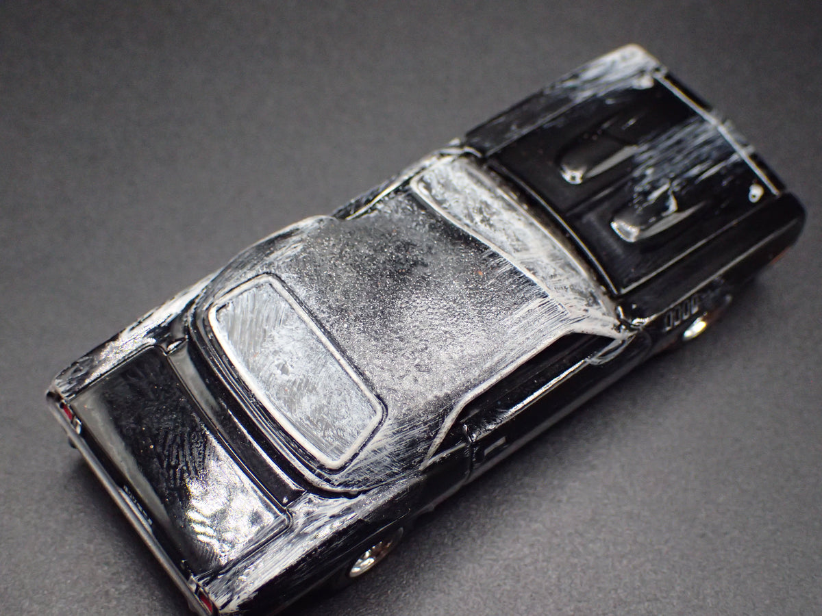 1971 71 PLYMOUTH CUDA CUSTOM ROLL OVER BARN FIND 1:64 SCALE DIECAST MODEL CAR