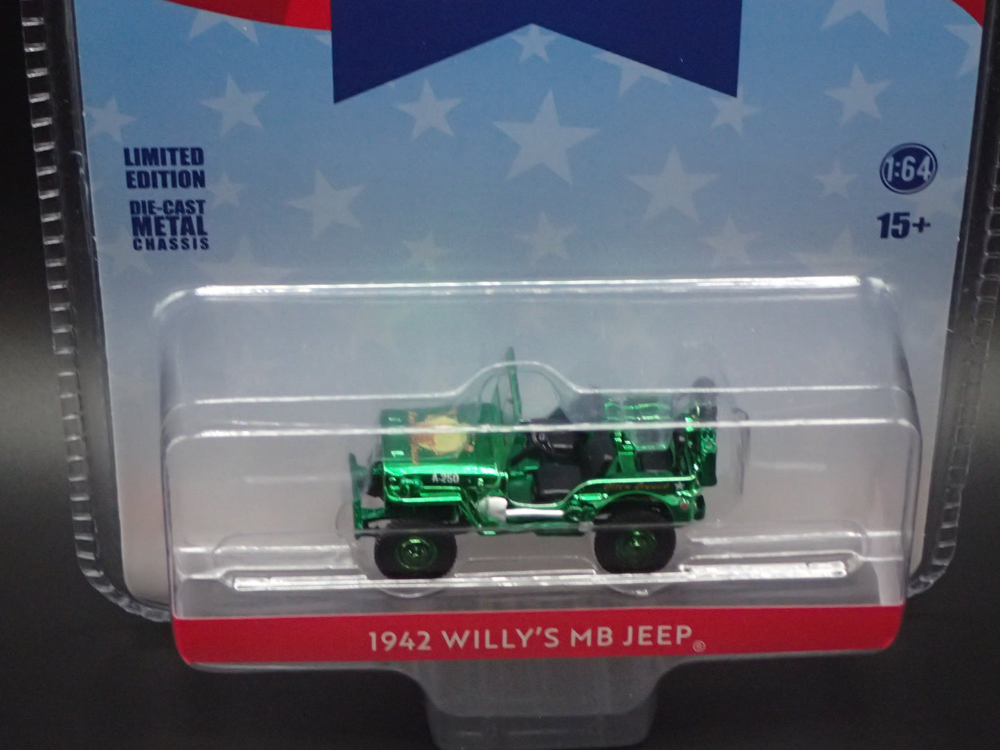 1942 WILLYS MB JEEP 2026 GREENLIGHT AMERICA 250 GREEN MACHINE CHASE