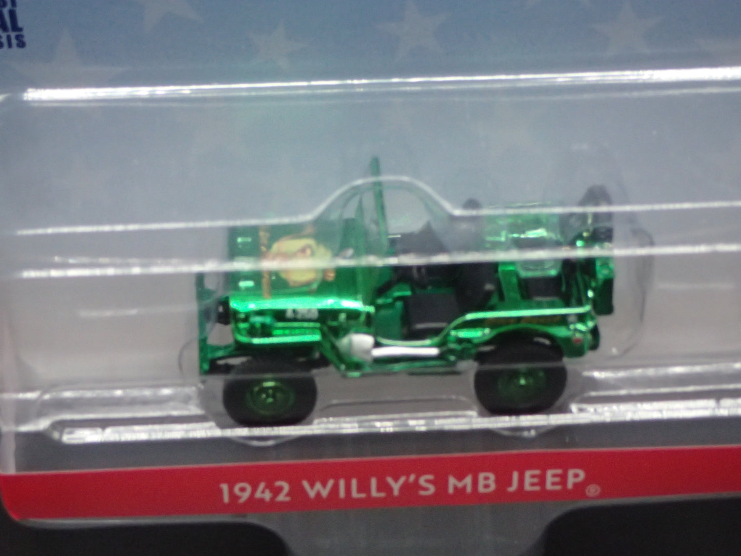 1942 WILLYS MB JEEP 2026 GREENLIGHT AMERICA 250 GREEN MACHINE CHASE