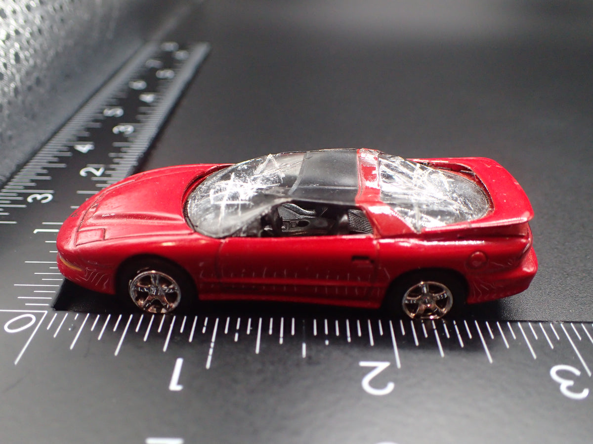 1997 97 PONTIAC FIREBIRD T/A TA ROLLOVER JUNKYARD 1:64 SCALE DIECAST MODEL CAR