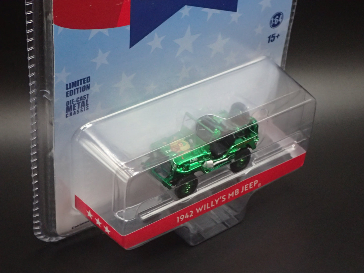 1942 WILLYS MB JEEP 2026 GREENLIGHT AMERICA 250 GREEN MACHINE CHASE