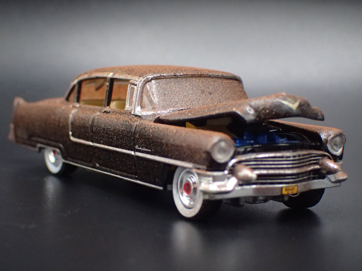 1955 CADILLAC CADDY FLEETWOOD SERIES 60 BARN FIND 1/64 SCALE DIECAST MODEL CAR
