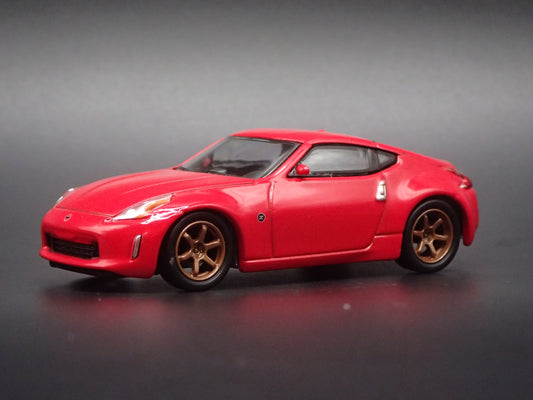 2009-2020 NISSAN 370Z RED 1:64 SCALE COLLECTIBLE DIORAMA DIECAST MODEL CAR