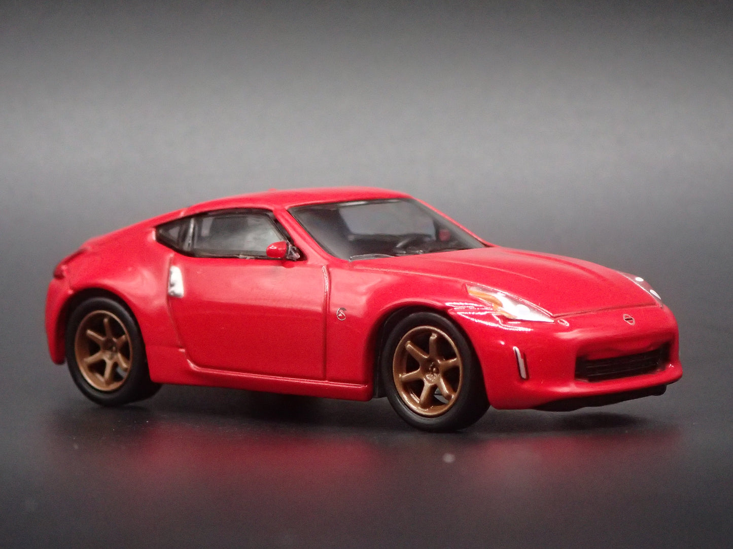2009-2020 NISSAN 370Z RED 1:64 SCALE COLLECTIBLE DIORAMA DIECAST MODEL CAR