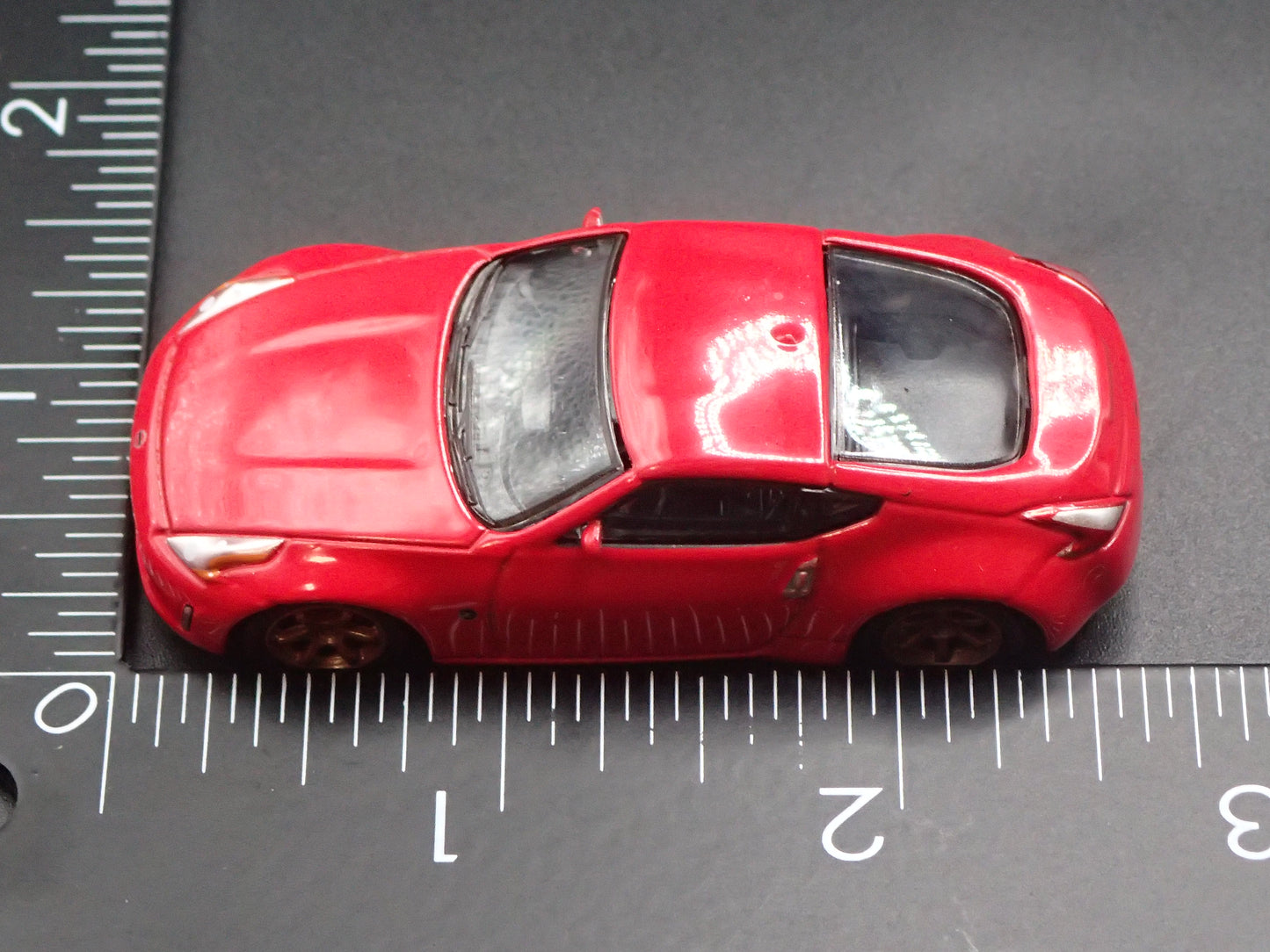 2009-2020 NISSAN 370Z RED 1:64 SCALE COLLECTIBLE DIORAMA DIECAST MODEL CAR