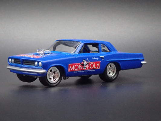 1963 63 PONTIAC TEMPEST MONOPLY 1:64 SCALE COLLECTIBLE DIORAMA DIECAST MODEL CAR