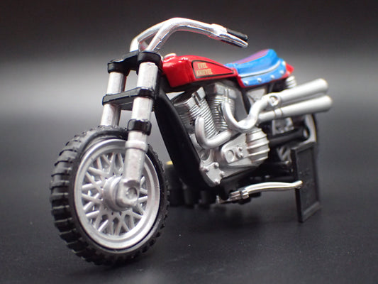 EVEL KNIEVEL'S CUSTOM STUNTCYCLE 1:64 SCALE COLLECTIBLE DIECAST MODEL CAR-Burning Rubber Toy Company