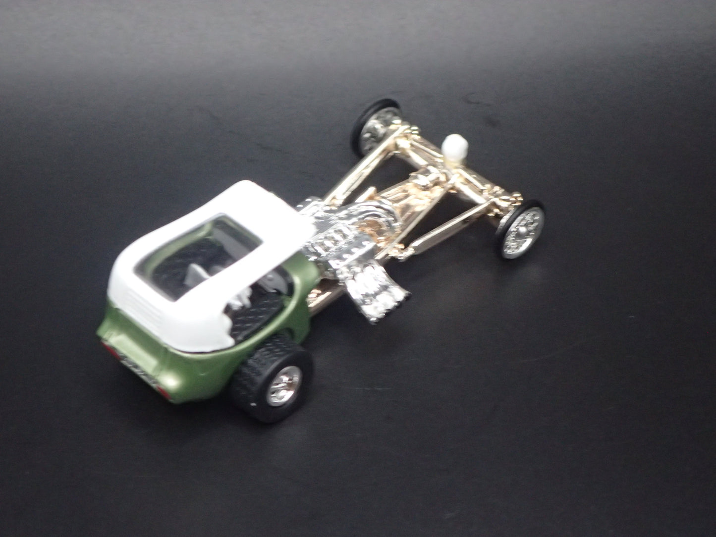 CARL CASPERS UNDERTAKER HOT ROD DRAGSTER 1:64 SCALE DIORAMA DIECAST MODEL CAR