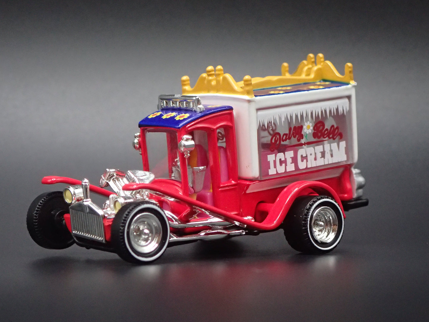 GEORGE BARRIS CUSTOM ICE CREAM TRUCK 1/64 SCALE COLLECTIBLE DIECAST MODEL CAR