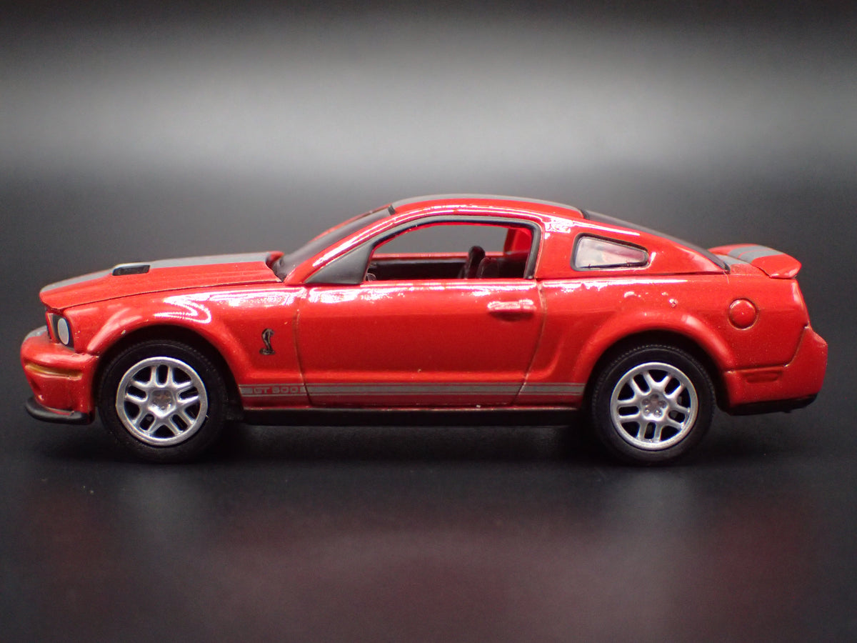 2007 07 FORD MUSTANG SHELBY GT500 ORANGE 1:64 SCALE COLLECTIBLE DIECAST MODEL CAR