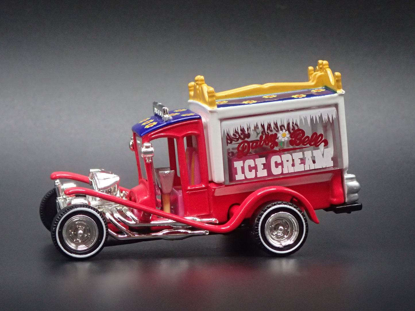 GEORGE BARRIS CUSTOM ICE CREAM TRUCK 1/64 SCALE COLLECTIBLE DIECAST MODEL CAR