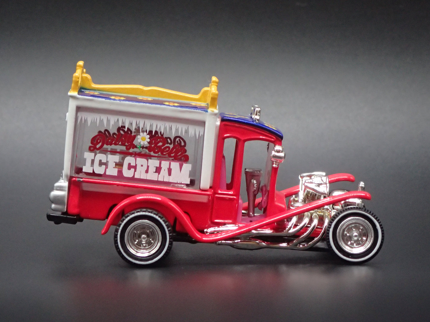GEORGE BARRIS CUSTOM ICE CREAM TRUCK 1/64 SCALE COLLECTIBLE DIECAST MODEL CAR