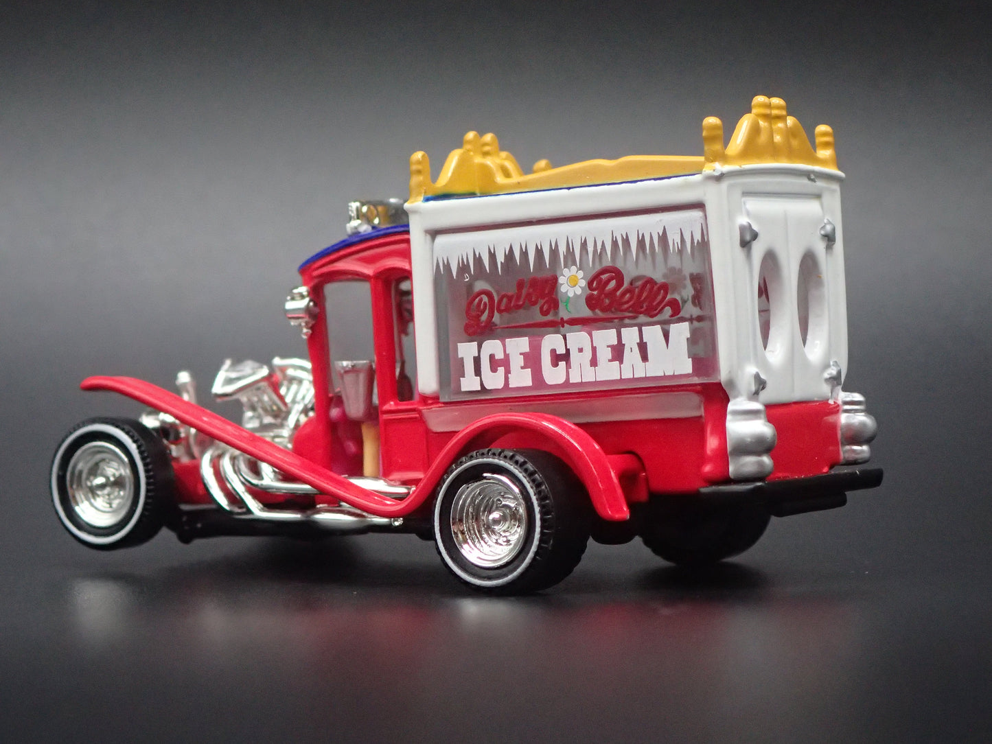 GEORGE BARRIS CUSTOM ICE CREAM TRUCK 1/64 SCALE COLLECTIBLE DIECAST MODEL CAR