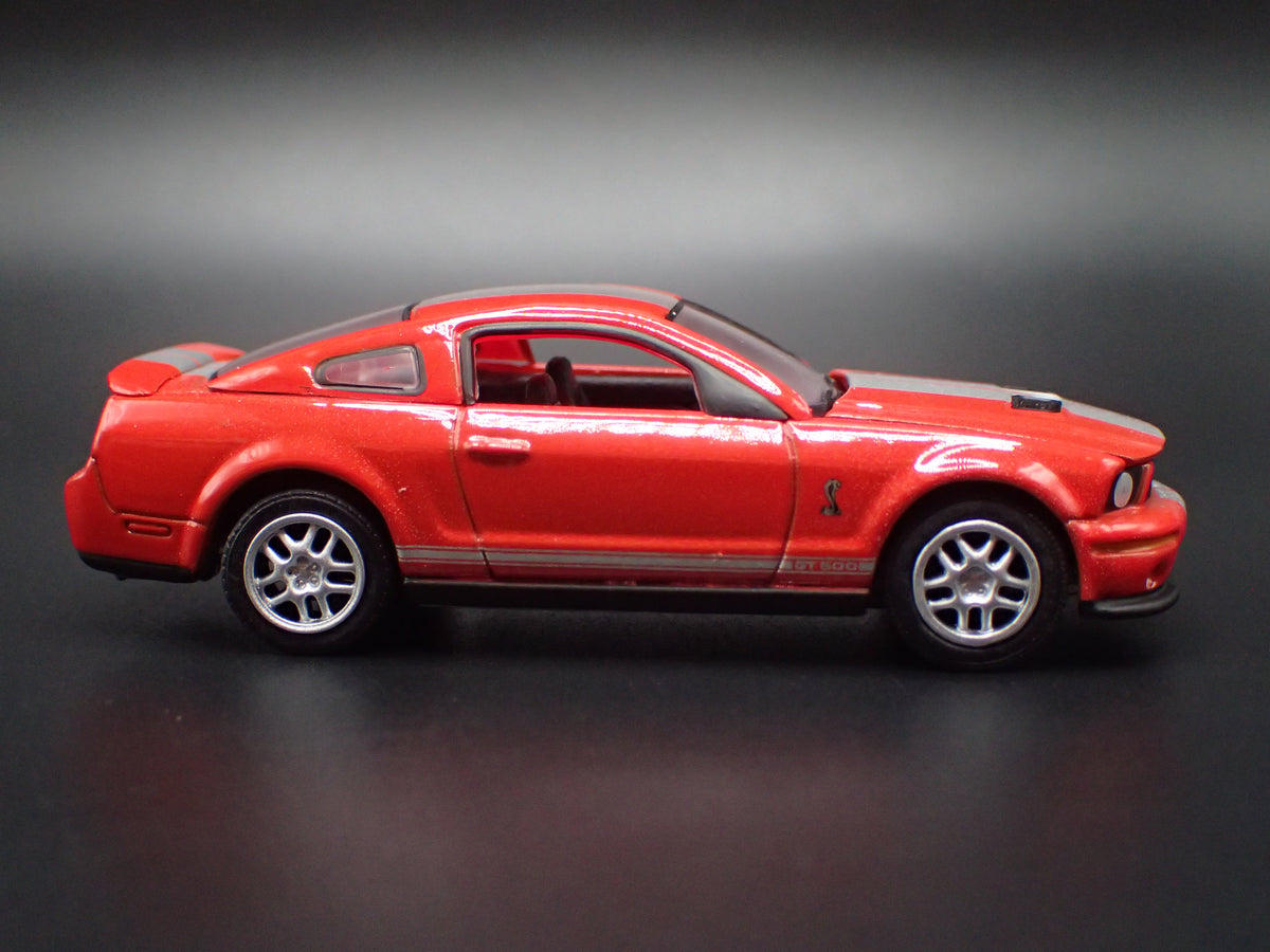 2007 07 FORD MUSTANG SHELBY GT500 ORANGE 1:64 SCALE COLLECTIBLE DIECAST MODEL CAR