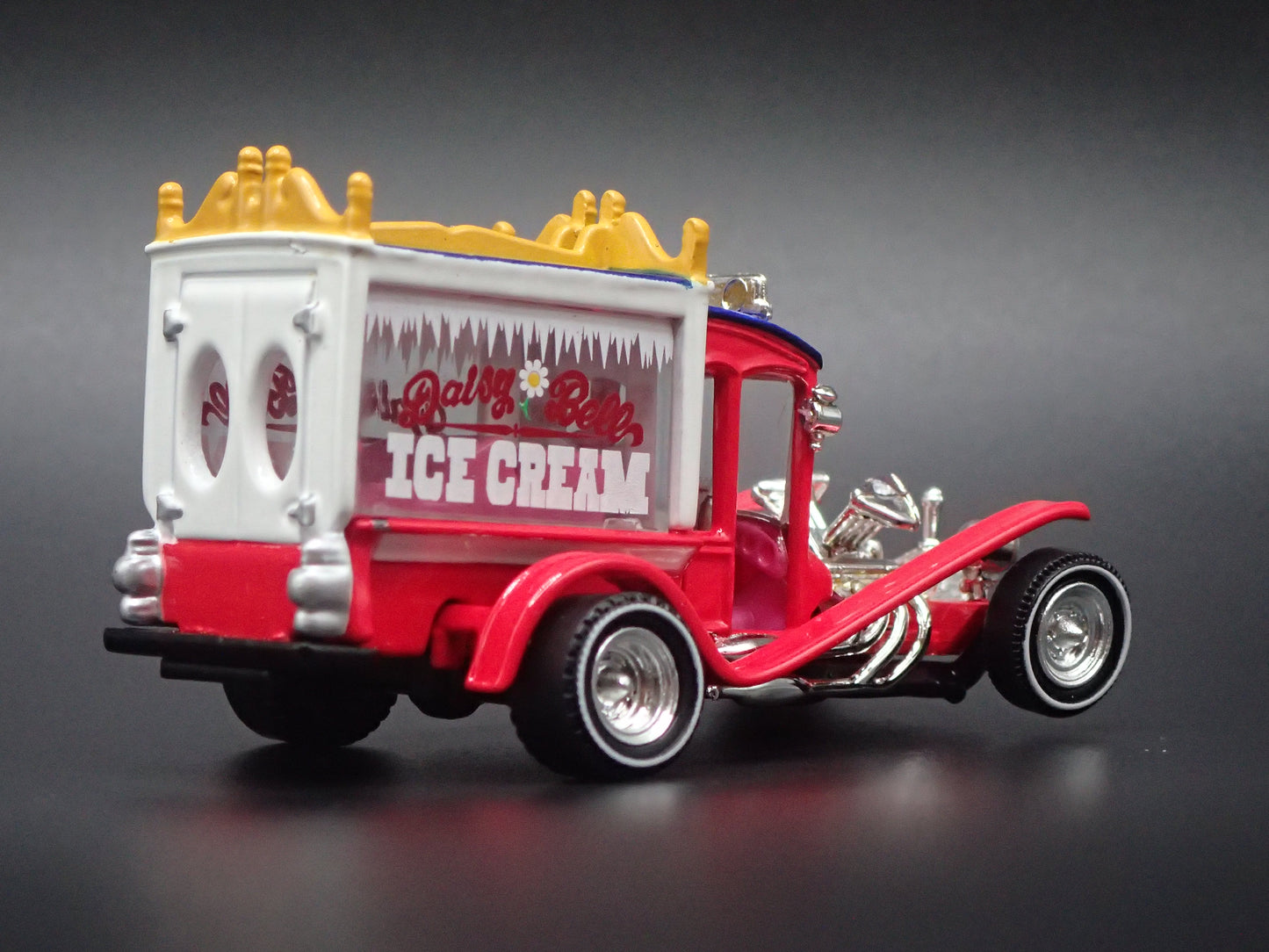 GEORGE BARRIS CUSTOM ICE CREAM TRUCK 1/64 SCALE COLLECTIBLE DIECAST MODEL CAR