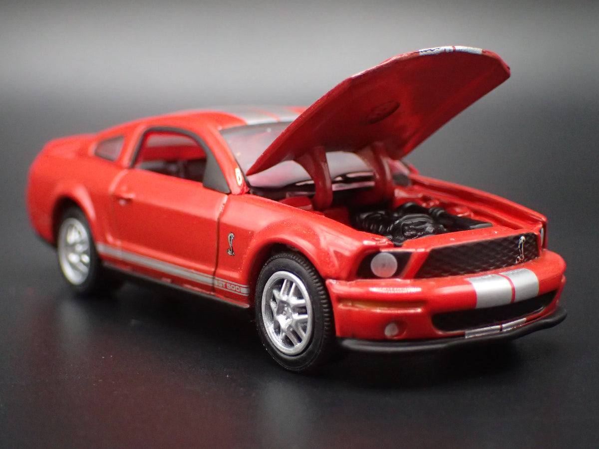 2007 07 FORD MUSTANG SHELBY GT500 ORANGE 1:64 SCALE COLLECTIBLE DIECAST MODEL CAR